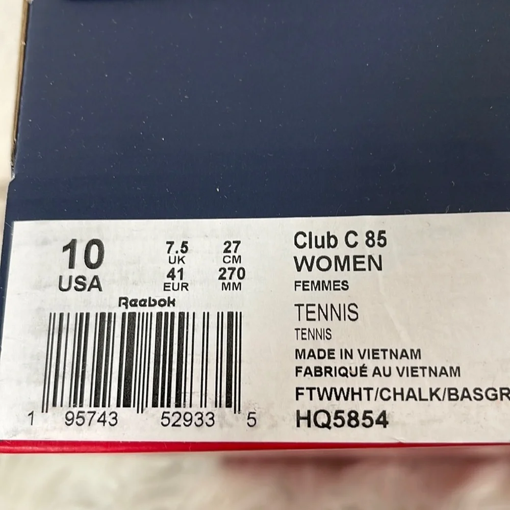 REEBOK Club C 85 Sneakers Size 10 New - Picture 12 of 14